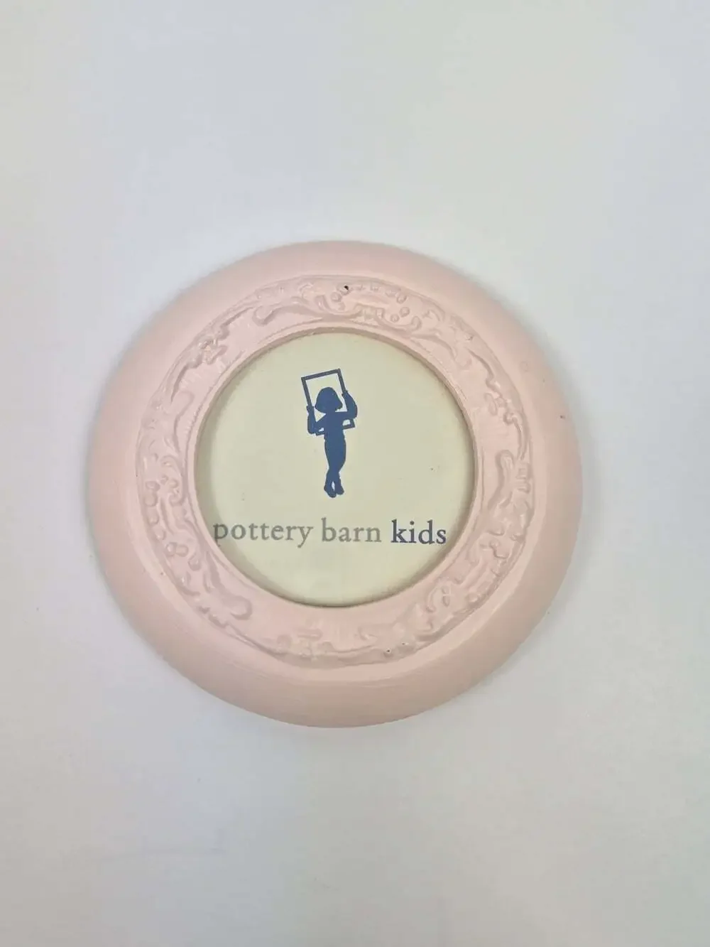 Pottery Barn Kids Pink Magnetic Picture Frames Set of 3 Shabby Chic Floral